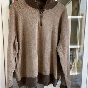 Brown J.Crew men’s sweater pullover - NWT